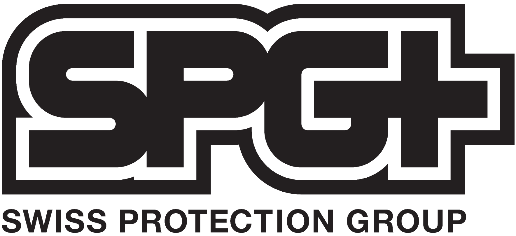 Swiss Protection Group logo black and white